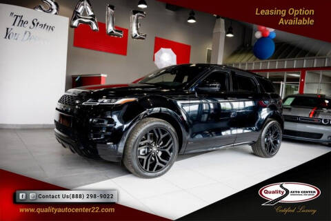 2020 Land Rover Range Rover Evoque for sale at Quality Auto Center of Springfield in Springfield NJ