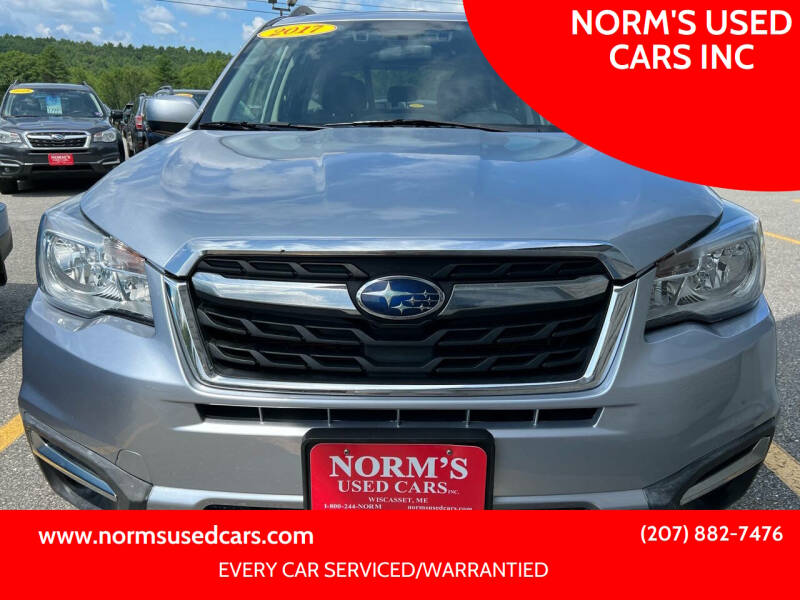 2017 Subaru Forester for sale at NORM'S USED CARS INC in Wiscasset ME