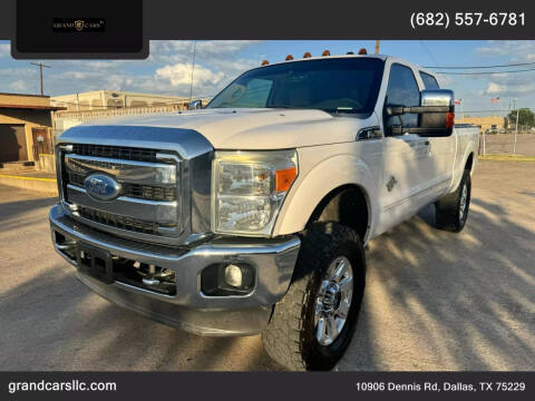 2012 Ford F-250 Super Duty for sale at GRAND CARS in Dallas TX