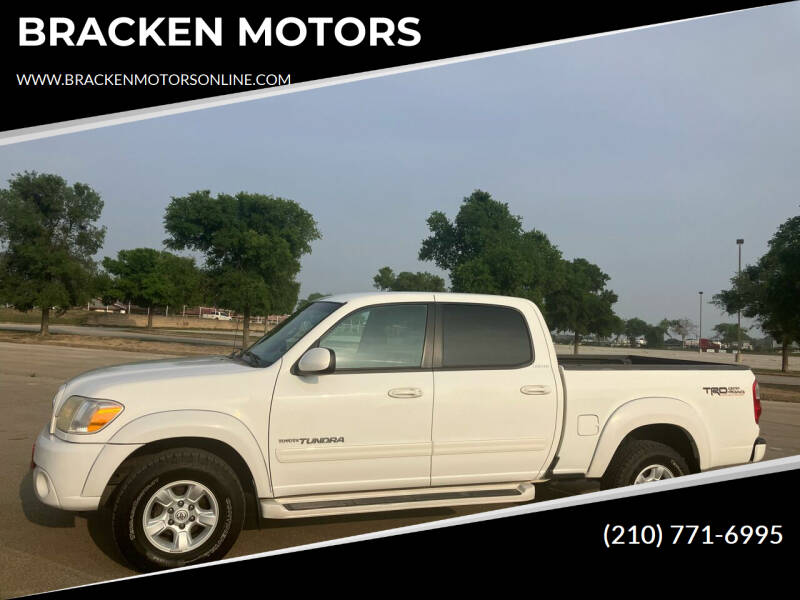 2005 Toyota Tundra for sale at BRACKEN MOTORS in San Antonio TX