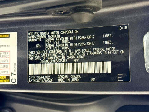 2019 Toyota 4Runner TRD Off-Road Premium