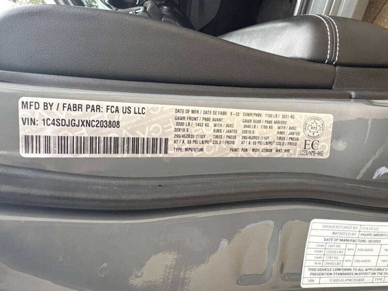 2022 Dodge Durango SRT 392