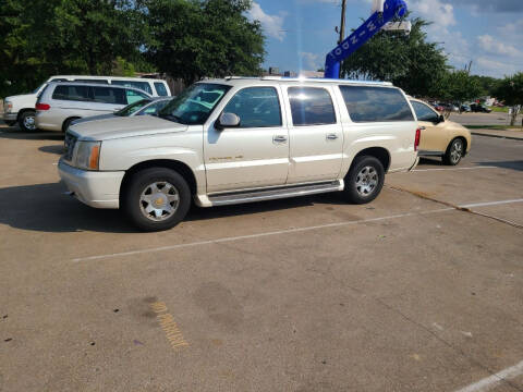 2004 Cadillac Escalade ESV for sale at Bad Credit Call Fadi in Dallas TX