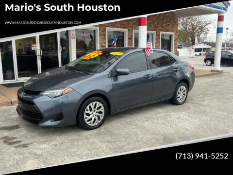 2018 Toyota Corolla for sale at Mario's South Houston in South Houston TX