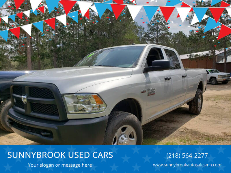 2018 RAM 2500 for sale at SUNNYBROOK USED CARS in Menahga MN