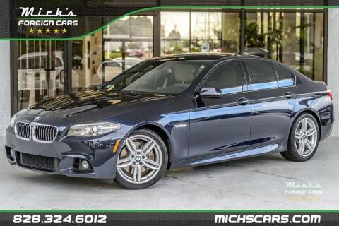 2014 BMW 5 Series for sale at Mich's Foreign Cars in Hickory NC
