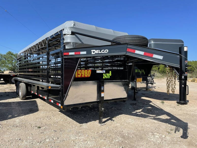 2021 DELCO  - Livestock 24' X 6'.8' - Rub for sale at LJD Sales in Lampasas TX