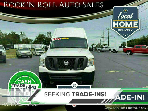 2016 Nissan NV for sale at Rock 'N Roll Auto Sales in West Columbia SC