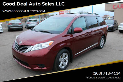 2012 Toyota Sienna for sale at Good Deal Auto Sales LLC in Aurora CO