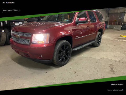 2010 Chevrolet Tahoe for sale at MG Auto Sales in Pittsburgh PA