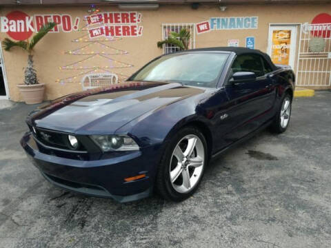 2012 Ford Mustang for sale at VALDO AUTO SALES in Hialeah FL
