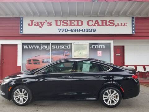 2015 Chrysler 200 for sale at Jays Used Car LLC in Tucker GA