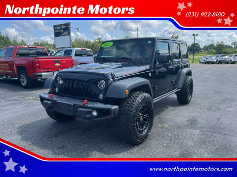 2017 Jeep Wrangler Unlimited for sale at Northpointe Motors in Kalkaska MI