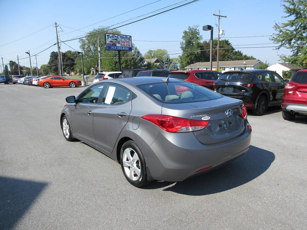 2013 Hyundai ELANTRA for sale at FINAL DRIVE AUTO SALES INC in Shippensburg, PA