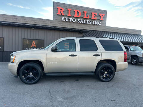 2007 Chevrolet Tahoe for sale at Ridley Auto Sales, Inc. in White Pine TN