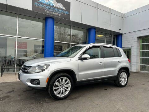 2012 Volkswagen Tiguan for sale at Rocky Mountain Motors LTD in Englewood CO