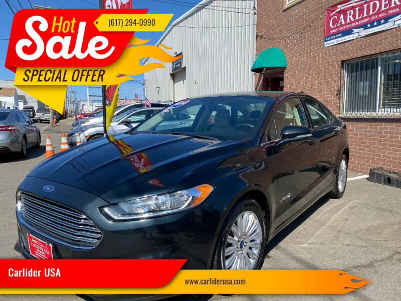 2014 Ford Fusion Hybrid for sale at Carlider USA in Everett MA