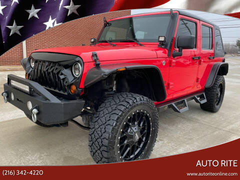 2013 Jeep Wrangler Unlimited for sale at Auto Rite in Bedford Heights OH