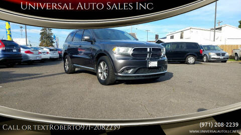 2015 Dodge Durango for sale at Universal Auto Sales in Salem OR