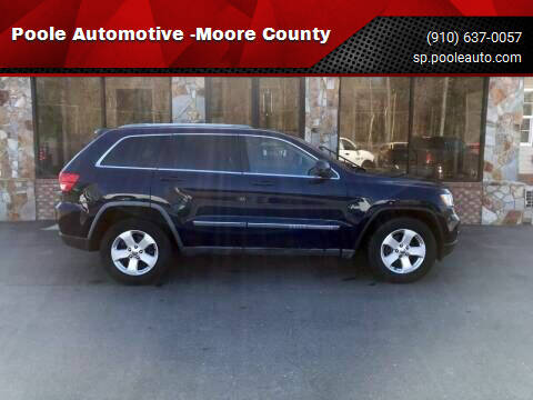 2012 Jeep Grand Cherokee for sale at Poole Automotive -Moore County in Aberdeen NC