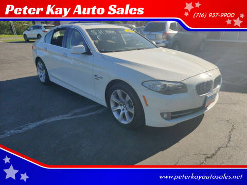 2011 BMW 5 Series for sale at Peter Kay Auto Sales in Alden NY