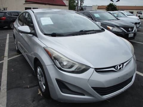 2016 Hyundai Elantra for sale at F & A Car Sales Inc in Ontario CA