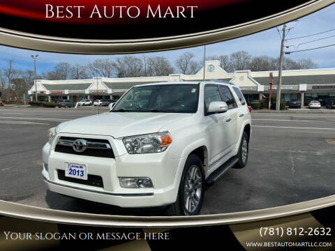 2013 Toyota 4Runner for sale at Best Auto Mart in Weymouth MA