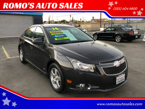2014 Chevrolet Cruze for sale at ROMO'S AUTO SALES in Los Angeles CA