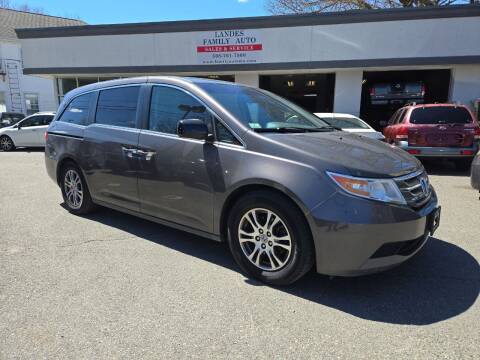 2012 Honda Odyssey for sale at Landes Family Auto Sales in Attleboro MA