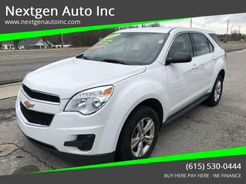 2012 Chevrolet Equinox for sale at Nextgen Auto Inc in Smithville TN