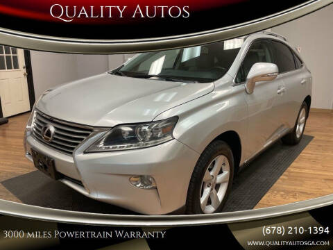 2014 Lexus RX 350 for sale at Quality Autos in Marietta GA