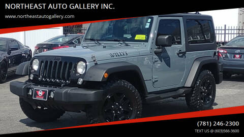 2014 Jeep Wrangler for sale at NORTHEAST AUTO GALLERY INC. in Wakefield MA