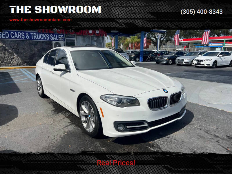 2016 BMW 5 Series for sale at THE SHOWROOM in Miami FL