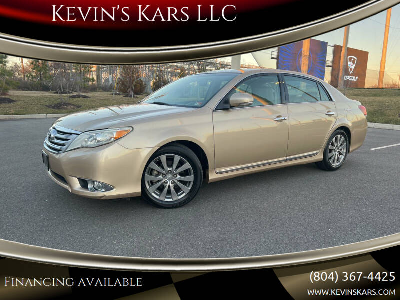 2011 Toyota Avalon for sale at Kevin's Kars LLC in Richmond VA