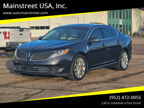 2013 Lincoln MKS for sale at Mainstreet USA, Inc. in Maple Plain MN