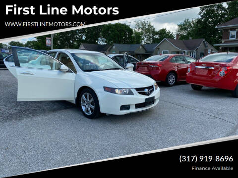 2005 Acura TSX for sale at First Line Motors in Brownsburg IN