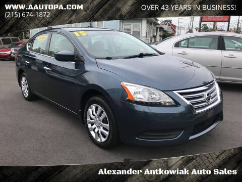 2015 Nissan Sentra for sale at Alexander Antkowiak Auto Sales Inc. in Hatboro PA