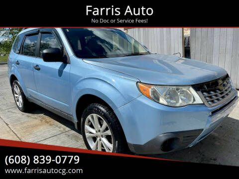 2012 Subaru Forester for sale at Farris Auto - Main Street in Stoughton WI