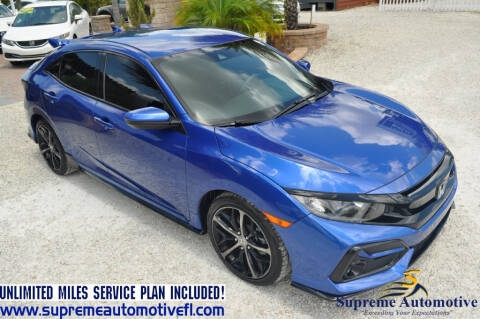 2020 Honda Civic for sale at Supreme Automotive in Land O Lakes FL