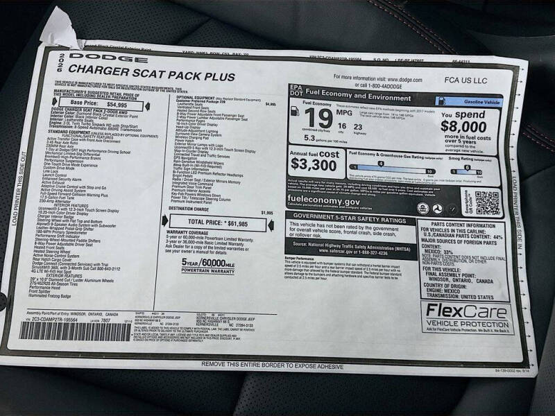 2026 Dodge Charger Scat Pack Plus
