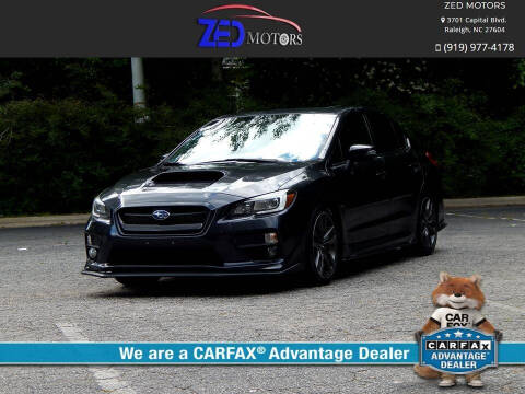 2017 Subaru WRX for sale at Zed Motors in Raleigh NC