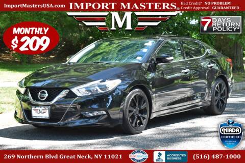 2018 Nissan Maxima for sale at Import Masters in Great Neck NY