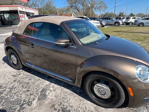 2015 Volkswagen Beetle Convertible for sale at Sunset Point Auto Sales & Car Rentals in Clearwater FL