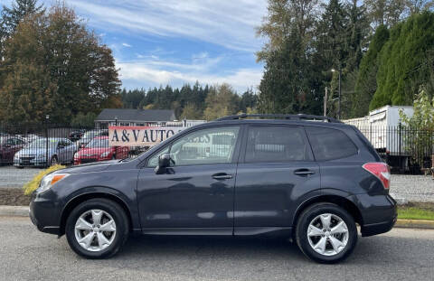 2014 Subaru Forester for sale at A & V AUTO SALES LLC in Marysville WA