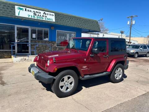 2012 Jeep Wrangler for sale at Island Auto Sales in Colorado Springs CO