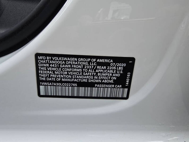 2020 Volkswagen Passat SE