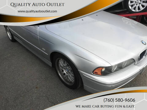 2003 BMW 5 Series for sale at Quality Auto Outlet in Vista CA