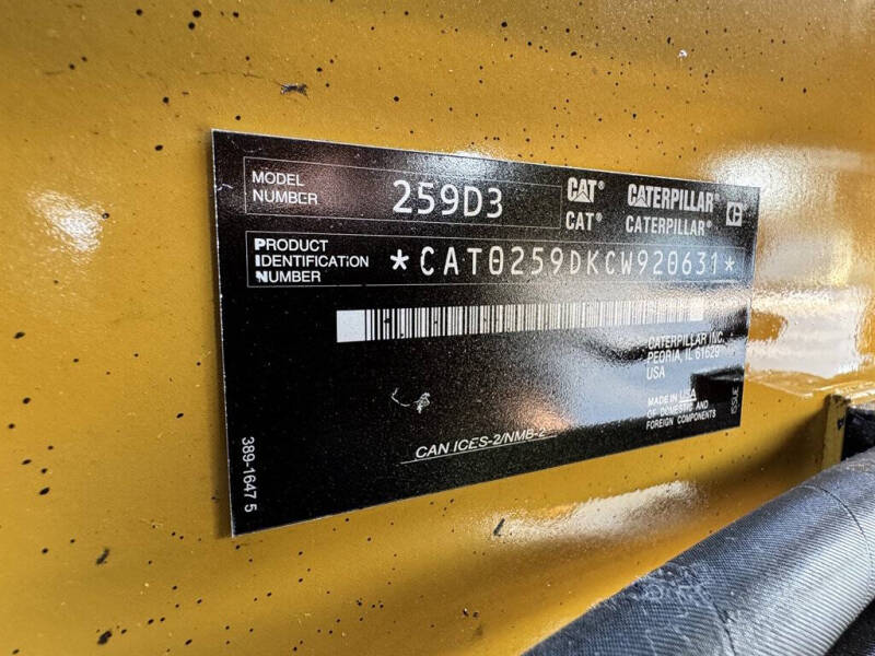 2022 Caterpillar 259d3