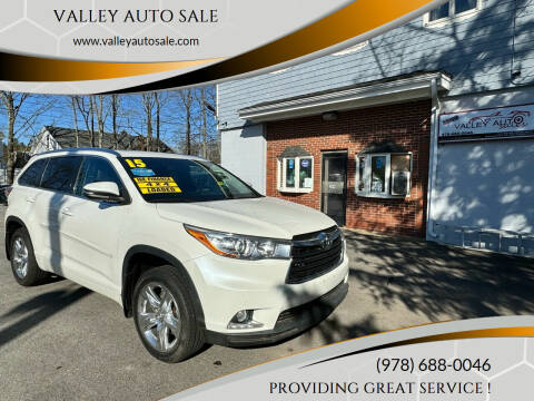 2015 Toyota Highlander for sale at VALLEY AUTO SALE in Methuen MA