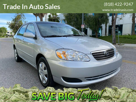 2007 Toyota Corolla for sale at Trade In Auto Sales in Van Nuys CA